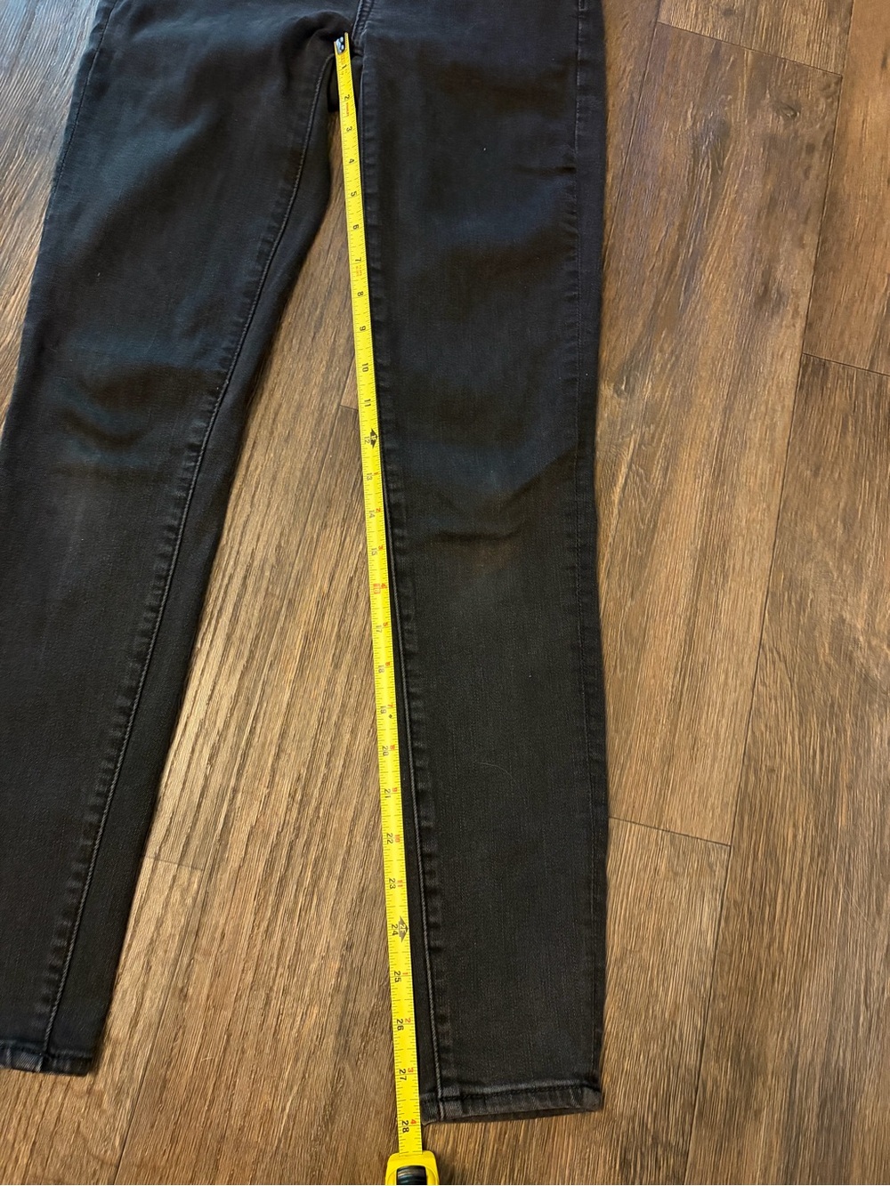American Eagle Women's Classic Black Hi-Rise Jegging Next Level Stretch Size 2 - Picture 6 of 10